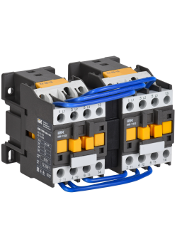 Контактор КМИ-11830 реверс 18А 400В/АС3 2NO IEK