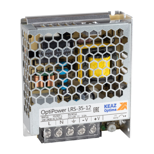 Блок питания панельный OptiPower LRS 35-12 3A Блок питания панельный OptiPower LRS 35-12 3A