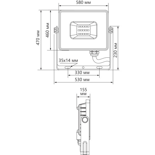 Светодиодный прожектор Feron LL-927 IP65 400W 6400K