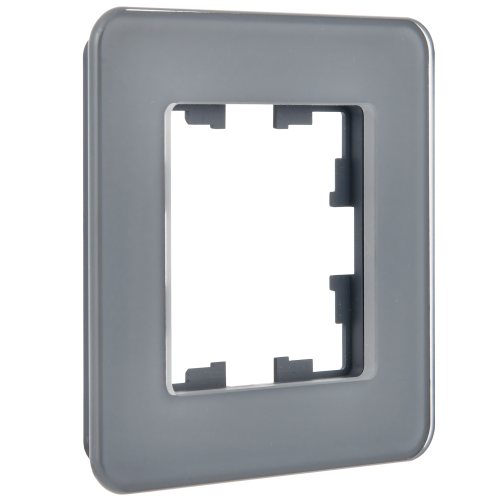 BRITE Рамка 1-местная РУ-1-2-Бр стекло графит RE IEK BRITE Рамка 1-местная РУ-1-2-Бр стекло графит RE IEK