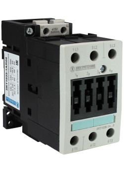 3RT1035-1AR00, 3-пол., 40A, AC-3, 18,5кВт/400V, 415V AC, 50/60Гц, типоразмер S2, винтовые клеммы, IP20, контактор электромагнитный  (ЭТ)