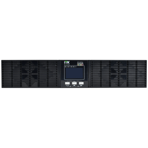 ITK ELECTRA OR ИБП однофазный онлайн 2кВА/2кВт 2U LCD дисплей 72VDC 6хС13 без АКБ с регулируемым зарядным устройством USB EPO RS232 SNMP слот Rack/Tower