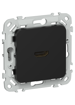 FLITE Розетка HDMI РШДМА-ФлЧ черный IEK