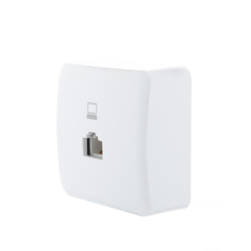 Розетка компьютерная 1-м ОП Viola RJ45 бел. LEZARD 751-0200-139 Розетка компьютерная 1-м ОП Viola RJ45 бел. LEZARD 751-0200-139