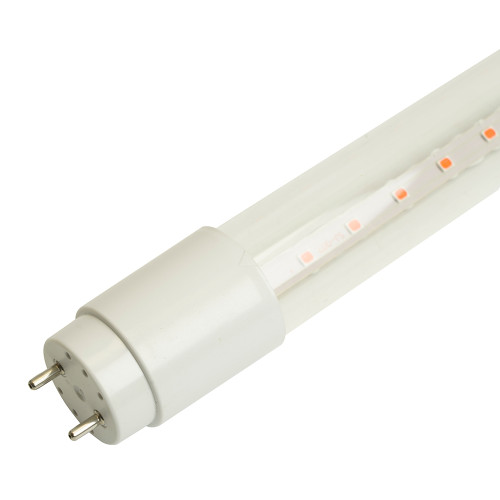 Лампа светодиодная для растений T8 Feron LB-7063 G13 стекло 0,6м 11W 175-265V красно-синий спектр Лампа светодиодная для растений T8 Feron LB-7063 G13 стекло 0,6м 11W 175-265V красно-синий спектр