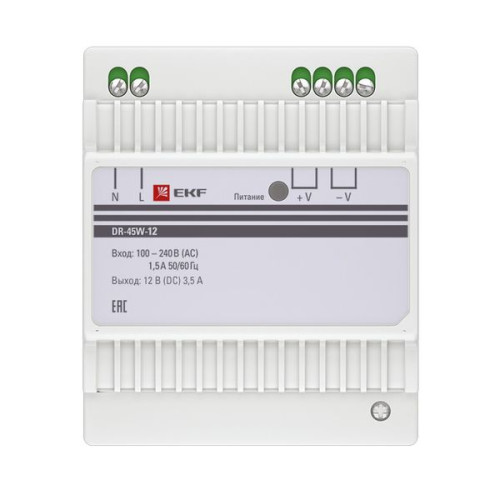 Блок питания 12В DR-45W-12 Блок питания 12В DR-45W-12