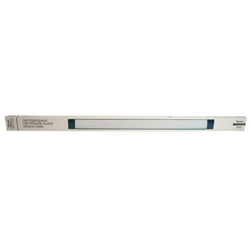 Светильник светодиодный линейный Feron AL5020 IP40 36W 4000K 1200*23*60мм матовый черный