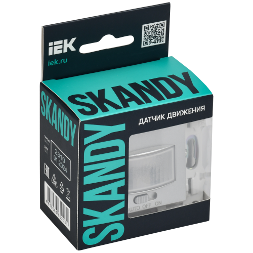 SKANDY Датчик движения SK-S01S серебряный IEK SKANDY Датчик движения SK-S01S серебряный IEK