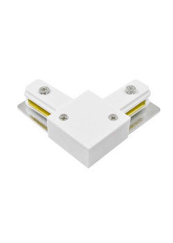 Коннектор L-образный PTR CL-WH накладной/подвесной шинопровод бел. JazzWay 5010840