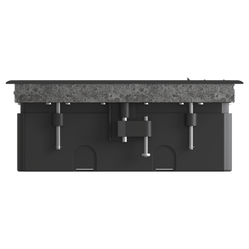 MultiDesk Люк на 12 модулей IP40 для фальшпола с монтажной коробкой, тип MDK10