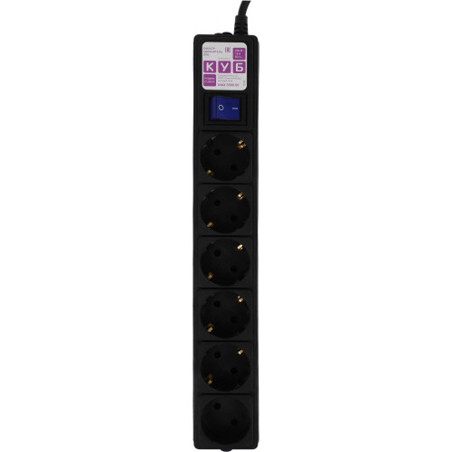 Сетевой фильтр Powercube SPG6-B1,9M 1.9м (6 розеток) черный (коробка) Сетевой фильтр Powercube SPG6-B1,9M 1.9м (6 розеток) черный (коробка)