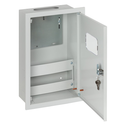 Корпус металлический  ЩУРВ-1/12, 437х280х140 мм, IP31, RAL7035 светло-серый LITE