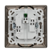 FLITE Розетка 2-местная с заземлением без защитных шторок безвинтовое крепление 16А РС12-1-К-ФлС серый IEK FLITE Розетка 2-местная с заземлением без защитных шторок безвинтовое крепление 16А РС12-1-К-ФлС серый IEK