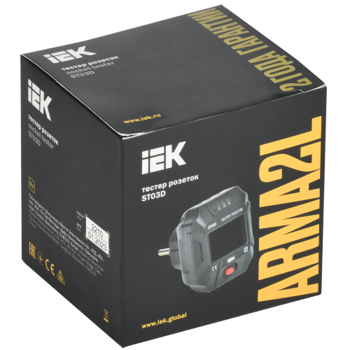 ARMA2L 5 Тестер розеток ST03D IEK ARMA2L 5 Тестер розеток ST03D IEK