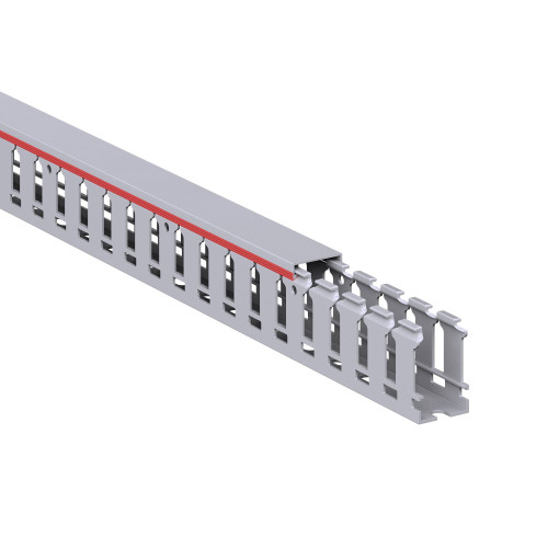 Короб перфорированный, серый RL12 25x40 Короб перфорированный, серый RL12 25x40
