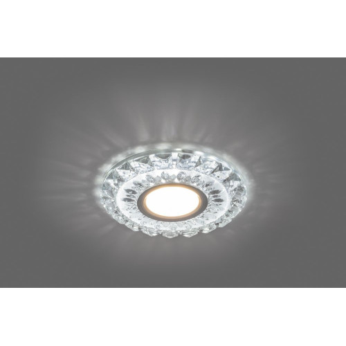 Светильник встраиваемый с белой LED подсветкой Feron CD922 потолочный MR16 G5.3 прозрачный Светильник встраиваемый с белой LED подсветкой Feron CD922 потолочный MR16 G5.3 прозрачный