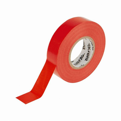 Изолента ПВХ профессиональная 0.18х19мм 20м красн. Kranz KR-09-2804 Изолента ПВХ профессиональная 0.18х19мм 20м красн. Kranz KR-09-2804