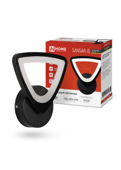 Светильник светодиодный ELEGANT SANSAR-B 15Вт 230В 3000-6500К 1050лм STEP COLOR черн. IN HOME 4690612043203