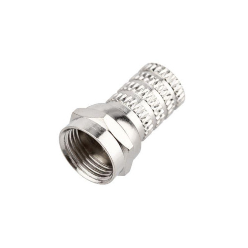 Разъем F RG-6 (03-008C) (уп.100шт) Rexant 05-4003 Разъем F RG-6 (03-008C) (уп.100шт) Rexant 05-4003