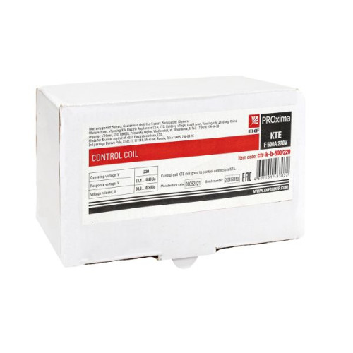 Катушка управления КТЭ F 500А 230В EKF