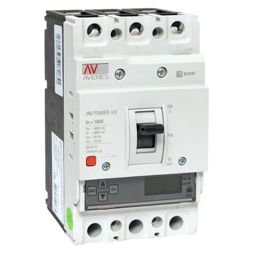 AV-POWER-1/3 100А 50кА ETU6.0 EKF
