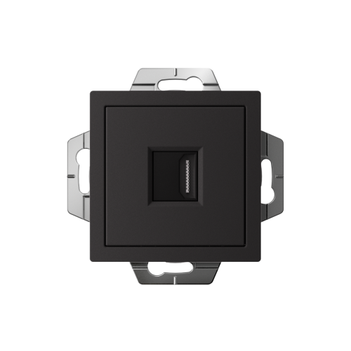 ATLASDESIGN РОЗЕТКА HDMI, механизм, КАРБОН ATLASDESIGN РОЗЕТКА HDMI, механизм, КАРБОН
