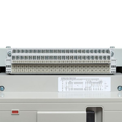 ВА-45 4000/4000А 3P 100кА выкат., корзина, гориз., ETU(220В AC) LCD ModBus-RTU, мп/нр/вкл.к.(220В AC), ав/доп. 1CO/1NC,1NO,4CO