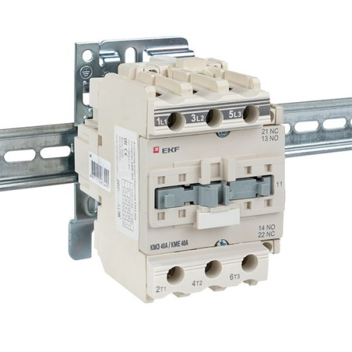 Контактор КМЭ-3 40А 1NO+1NC 24В AC EKF Контактор КМЭ-3 40А 1NO+1NC 24В AC EKF