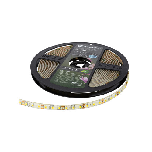 Лента светодиодная SMD2835-120 LED/м-IP65-12 В-9,6 Вт/м-4000 К (5 м) блистер TDM Лента светодиодная SMD2835-120 LED/м-IP65-12 В-9,6 Вт/м-4000 К (5 м) блистер TDM