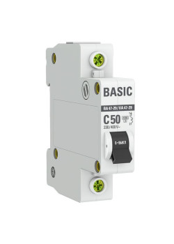Авт. выкл. ВА 47-29 1P 50А (C) 4,5кА BASIC