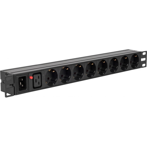 Блок распределения питания Powercom PDU-16A-type 2 (PDU-16AV10-8S-C9-C2)