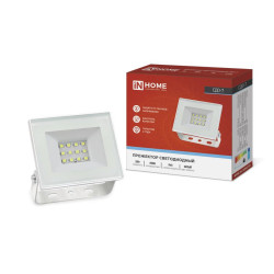 Прожектор светодиодный СДО-7 20Вт 6500К IP65 1800лм 230В бел. IN HOME 4690612034683