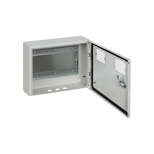 Корпус металлический ЩУ-1ф/2 (на 2 счётчика), 300х400х125 мм, IP54, RAL7035 светло-серый LITE Корпус металлический ЩУ-1ф/2 (на 2 счётчика), 300х400х125 мм, IP54, RAL7035 светло-серый LITE
