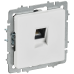 BRITE Розетка компьютерная RJ45 кат.6 РК11-БрАБ арктический белый IEK BRITE Розетка компьютерная RJ45 кат.6 РК11-БрАБ арктический белый IEK