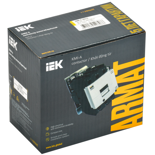 ARMAT Контактор КМИ-А-46512 LC1D 65А 230В/АС3 1NO/1NC IEK ARMAT Контактор КМИ-А-46512 LC1D 65А 230В/АС3 1NO/1NC IEK