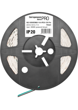 Лента светодиодная 71 709 NLS-5050CW60-14.4-IP20-12V-Pro R5 14.4Вт/м (уп.5м) Navigator 71709