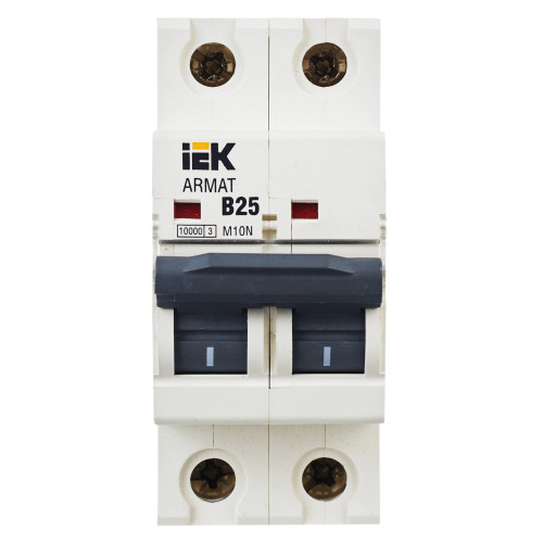 ARMAT Автоматический выключатель M10N 2P B 25А IEK ARMAT Автоматический выключатель M10N 2P B 25А IEK
