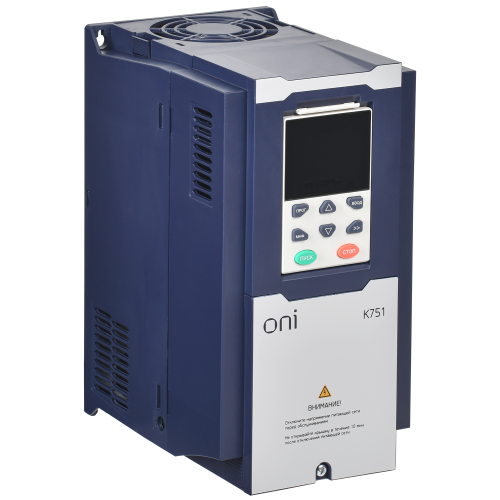 Преобразователь частоты K751 380В 3Ф 5,5-7,5кВт 13-17А ONI