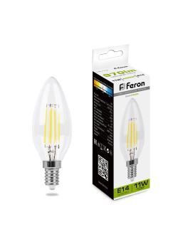 Лампа светодиодная Feron LB-713 Свеча E14 11W 230V 4000K