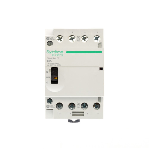 City9 Set Контактор 4P 4НО 63A AC 400В-230В City9 Set Контактор 4P 4НО 63A AC 400В-230В