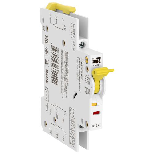 Переключаемый контакт MI-AUX-DC 230В MASTER IEK