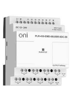 ПЛК 430 Модуль расширения входов выходов 4 DI 4 UI (0-10 В/DI) 8 RO 24В DC ONI