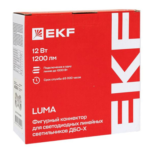 ДБО-X 12Вт белый 4000К IP20 LUMA EKF