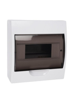 Бокс модульный накладной PDB/W 1008 WH (ЩРН-П- 8) IP41 пластик. Pro JazzWay 5071667