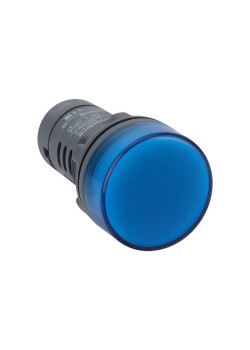 Сигнальная лампа SB7 моноблочная 22мм синяя LED 24В DC