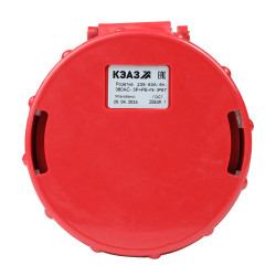 Розетка кабельная 235-63А-6h-380AC-3P+PE+N-IP67