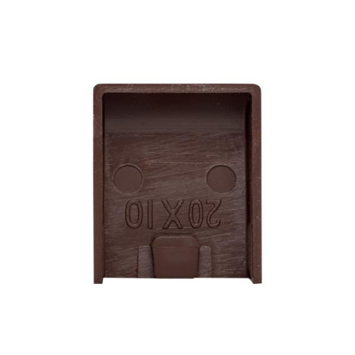 Заглушка (20x10) (4 шт) темн. дерево EKF-Plast Заглушка (20x10) (4 шт) темн. дерево EKF-Plast