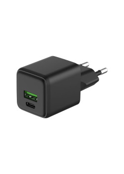 Устройство зарядное сетевое с двумя портами USB-A и USB-C 20Вт GaN Rexant 18-2202