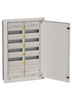 TITAN 5 Корпус металлический ЩРв-120 (2х60) 880х625х130мм IP31 серый (одна дверь) IEK