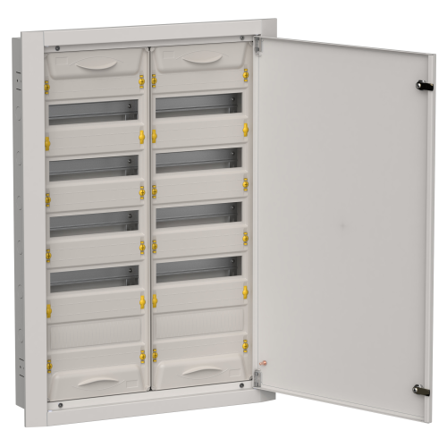 TITAN 5 Корпус металлический ЩРв-120 (2х60) 880х625х130мм IP31 серый (одна дверь) IEK